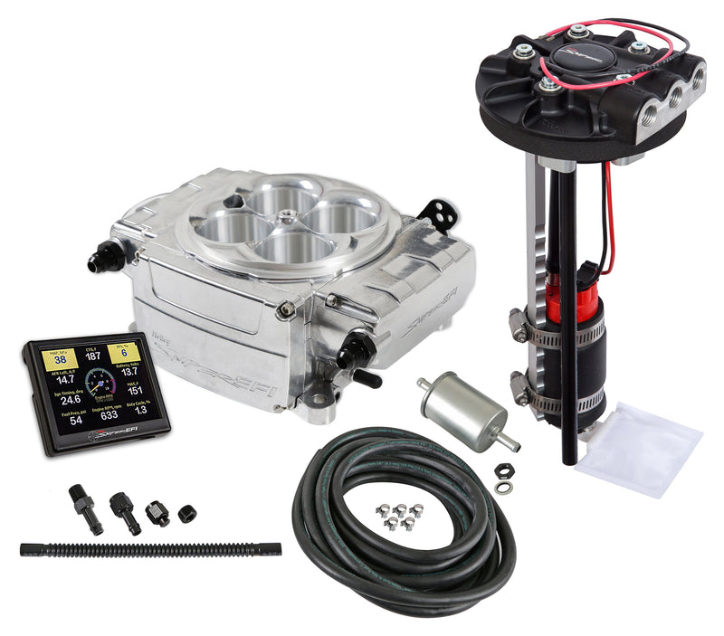 Holley 550-510-3XD Sniper 2 EFI Returnless RetroFit Kit , POLISHED