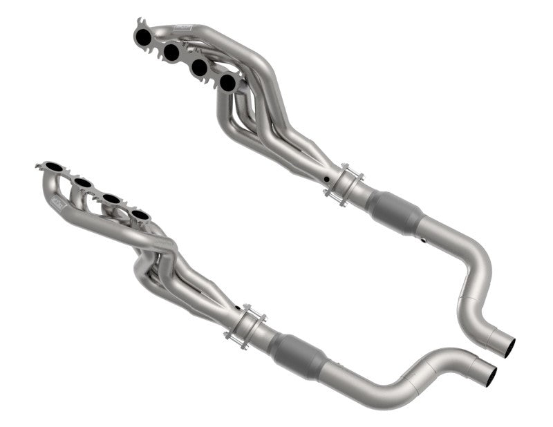 Kooks Headers 1156H630 Stainless Steel Headers for 2020 Mustang GT500 5.2L with Green Catted Connection Pipe