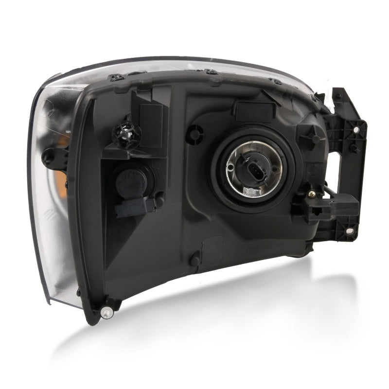 ANZO 111427 Crystal Headlight  Black Amber for 2006-2009 Dodge Ram 1500