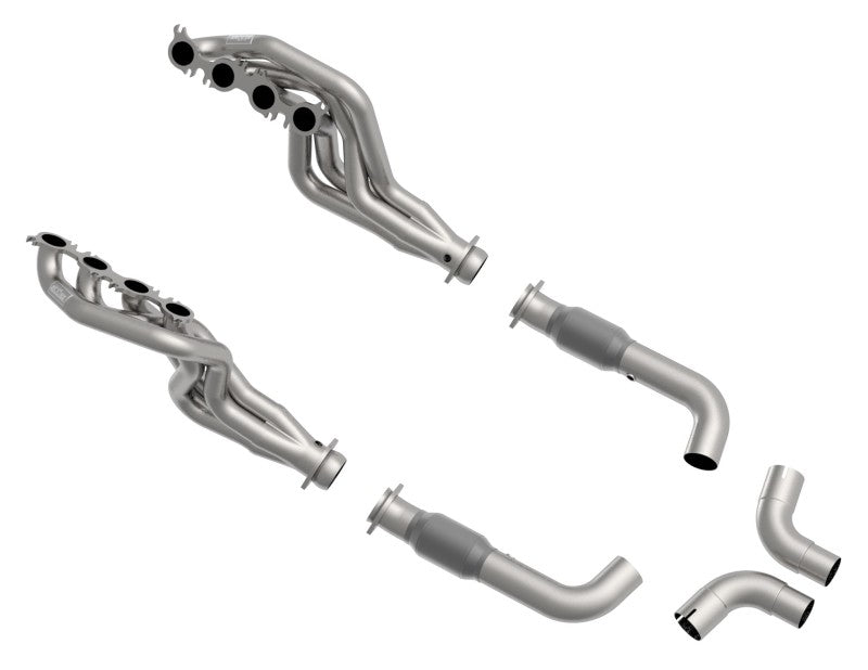 Kooks Headers 1156H630 Stainless Steel Headers for 2020 Mustang GT500 5.2L with Green Catted Connection Pipe