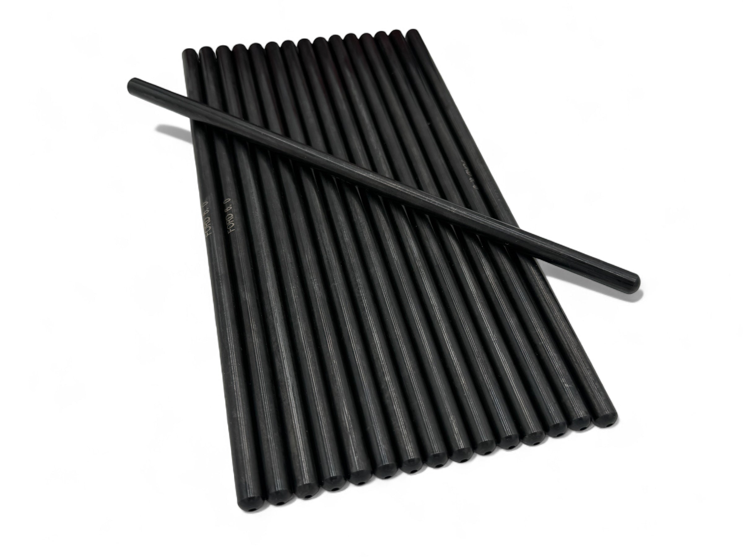 AMS Racing Hardened Chromoly Pushrod Set For 2004-2010 Ford 6.0L 6.4L Powerstroke Diesel
