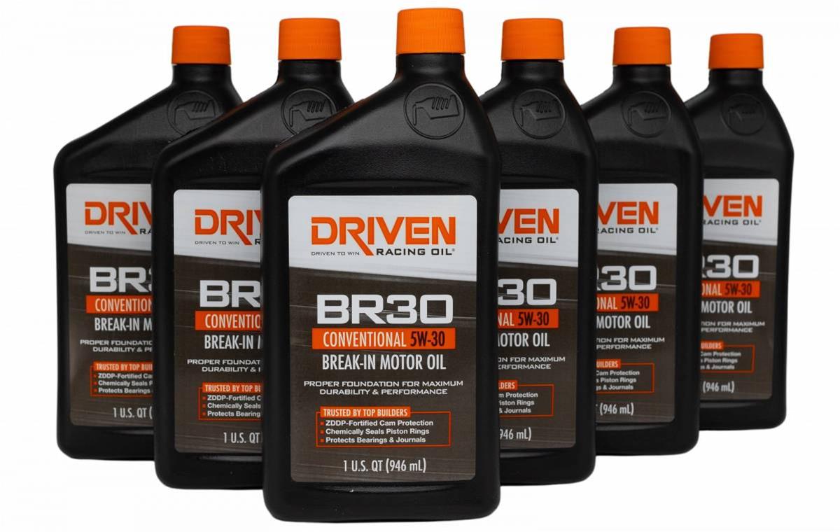 Driven Racing Oil 01806 BR30 SAE 5W-30 Conventional Break-In Motor Oil