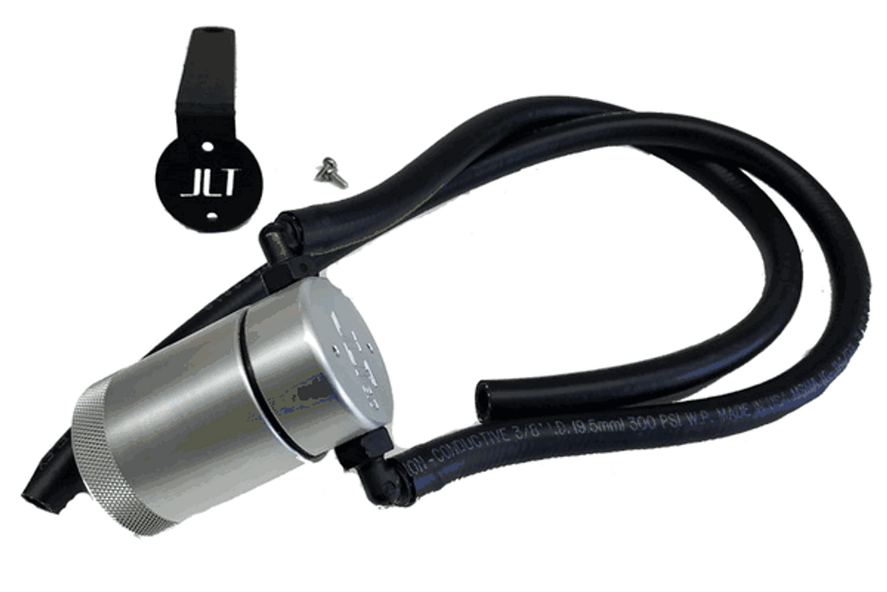 J&L 3084D-C Driver Side Oil Separator 3.0 - Clear Anodized for 1997-2013 Chevy/GM Truck/SUV 4.8L/5.3L/6.0L/6.2L