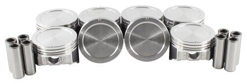 Enginetech P5037(8) Dish Top Pistons for 2004-2006 Chevrolet Gen III 5.3L