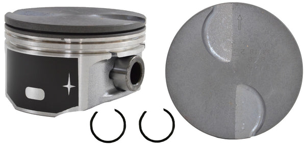 Enginetech P5095 Hypereutectic Coated Skirt Pistons Set for 2010-2014 GM Gen IV 4.8L 5.3L