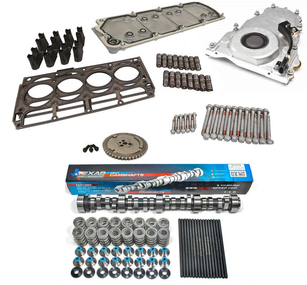 Stage 2 Active Fuel Management AFM DOD VVT Delete Kit w/ TSP Camshaft for Chevrolet L99 LS3 6.2L Engines