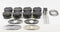 Mahle MS Piston Set GM LSX 428cid 4.125x1.110RCH 4.0 Stk 6.125 Rod .927 Pin 5.6cc 13.7CR - Set of 8