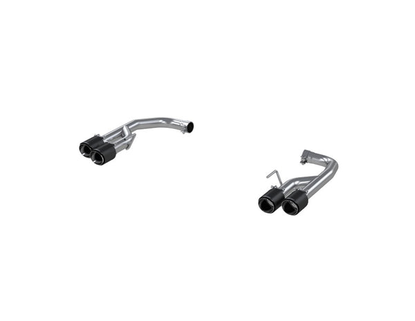 MBRP 2018-2021 Ford Mustang GT 5.0L T304 SS 2.5i Axle-Back, Dual Rear Exit with Quad CF Tips