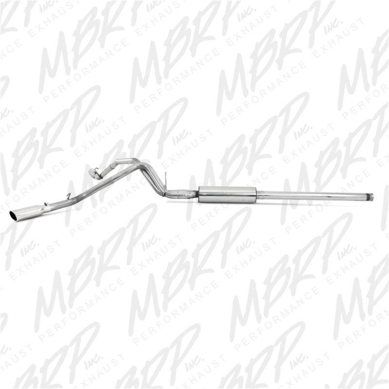 MBRP 2014 Chevy/GMC 1500 Silverado/Sierra 4.3L V6/5.3L V8 Dual Split Side T409 3in Cat Back Exhaust