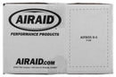 Airaid 97-04 Corvette C5 Direct Replacement Filter - Dry / Black Media