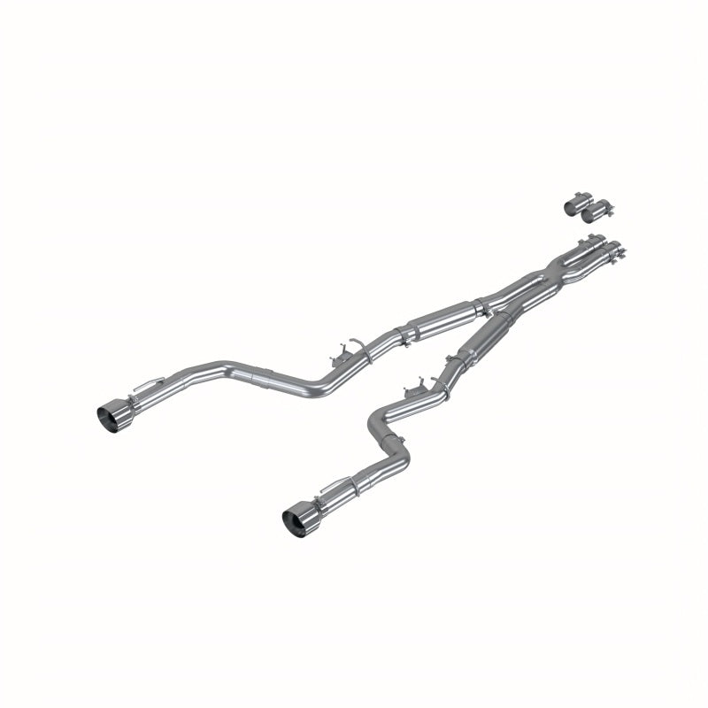 MBRP S7117AL 3" Street Profile Cat-Back Exh with Dual T304 Tips for 2015-2023 Dodge Charger 5.7L/6.2L/ 6.4L HEMI