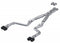 MBRP 2017-2021 Dodge Challenger 5.7L/6.2L/6.4L Carbon Fiber Quad Tip T304 Catback Exhaust