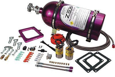 Zex 82048 100-300 HP Perimeter Plate Nitrous System for Dominator Flange Carb