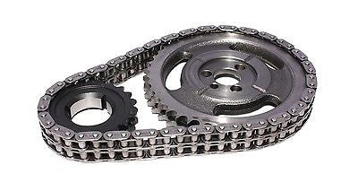 COMP Cams 3100 Hi-Tech Double Roller Race Timing Chain Set for Chevrolet Small Block 327 350 5.7L Engines