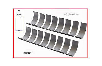 Enginetech RMCR440B Engine Re-Main Re-Ring Overhaul Kit for 1966-1974 Chrysler Mopar 440 7.2L