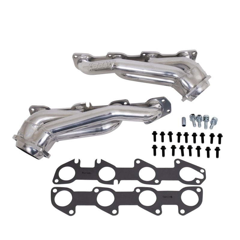 BBK 40120 Shorty Tuned Length Exhaust Headers 1-3/4 Silver Ceramic for 2005-2008 Dodge Challenger Charger 5.7 Hemi