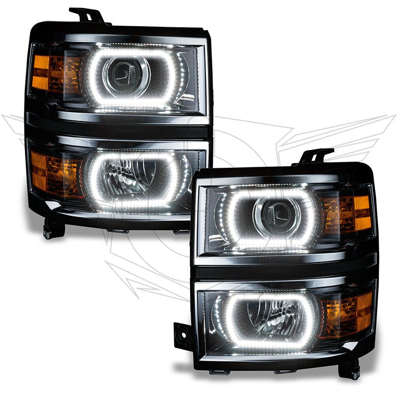 Oracle Lighting 2386 2014-2015 Chevy Silverado 1500 ColorSHIFT Halo Kit (Projector Style)
