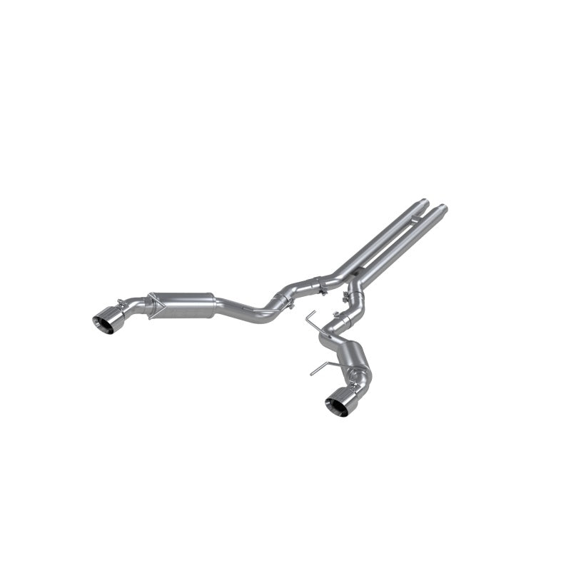 MBRP 2015 Ford Mustang GT 5.0 3in Cat Back Dual Split Rear Race Version 4.5in Tips - T409
