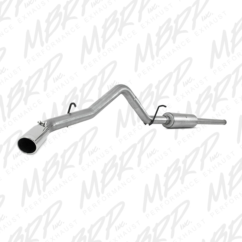 MBRP 2014 Chevy/GMC 1500 Silverado/Sierra 4.3L V6/5.3L V8 Single Side Exit AL 3in Cat Back Exhaust