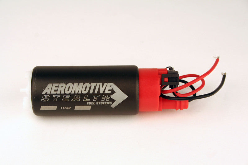 Aeromotive 340 Series Stealth In-Tank E85 Fuel Pump - Offset Inlet - Inlet Inline w/ Outlet