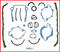 Enginetech RCO403 Engine Rebuild Kit 1977-1979 Oldsmobile 6.6L 403 Car Engines