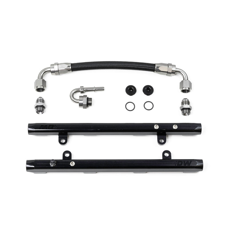 DeatschWerks Fuel Rails w/ Crossover for 2011-17 Ford Mustang / F-150 Coyote 5.0 V8
