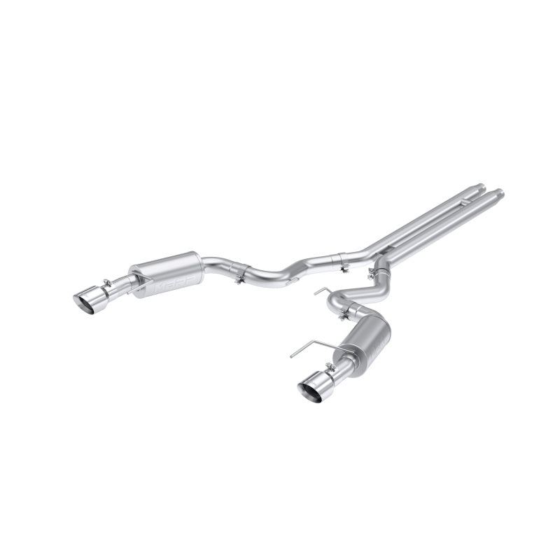 MBRP S7251AL 3" Cat-Back, Dual Split Rear, Street Profile, Aluminized Steel for 2024 Ford Mustang GT S650 5.0L