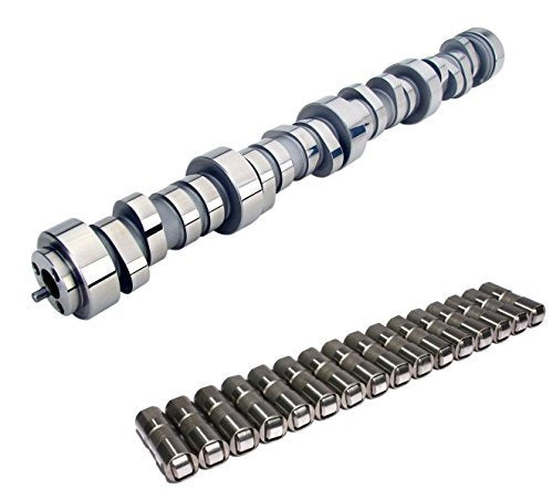 Engine Pro GM GEN III IV LS LSX 4.8 5.3 6.0 Stage 2 3-Bolt 551/548 Lift Camshaft and Lifters Kit