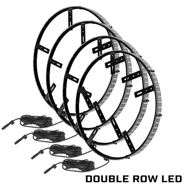 Oracle Lighting 4228 LED Illuminated Wheel Rings - Double Row LED