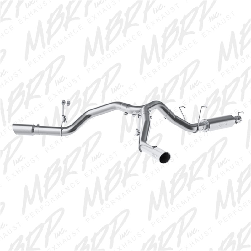 MBRP 2014-2016 Ram 2500 6.4L 4in 409 SS Dual Side Split Outlet Cat Back Exhaust