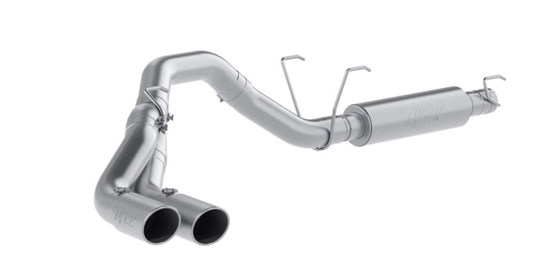 MBRP 2014-2016 Ram 2500/3500 6.4L 4in AL Single Side Dual Outlet Cat Back Exhaust