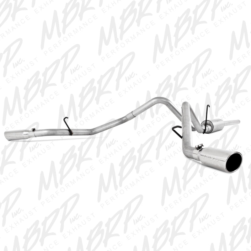 MBRP S5128AL 2.5" Aluminized Cat Back, Dual Split Side for 2006-2008 Dodge Ram Hemi 1500 5.7L SC/CC-SB