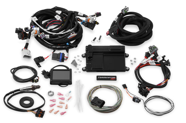 Holley EFI Terminator 550-614 LS MPFI Kit for 1997-2007 4.8 5.3 6.0 Truck Engines with 24x crank
