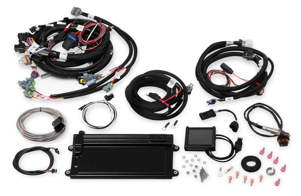 Holley EFI Terminator 550-612 LS MPFI Kit w/ Transmission Control for GM LS2/LS3 & 2007 to current 4.8/5.3/6.0 Truck Engines with 58x crank