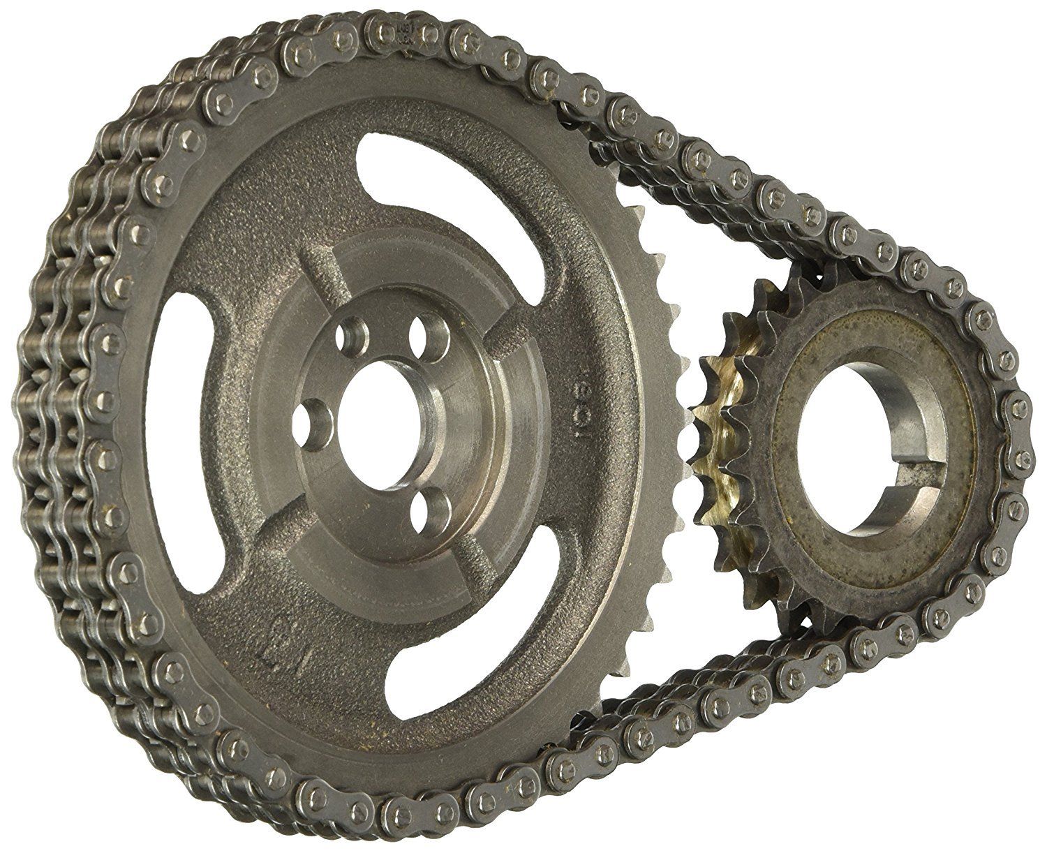 Enginetech TS163 Double Roller Timing Chain Set for Chevrolet Small Block Engines with Flat Tappet Camshafts