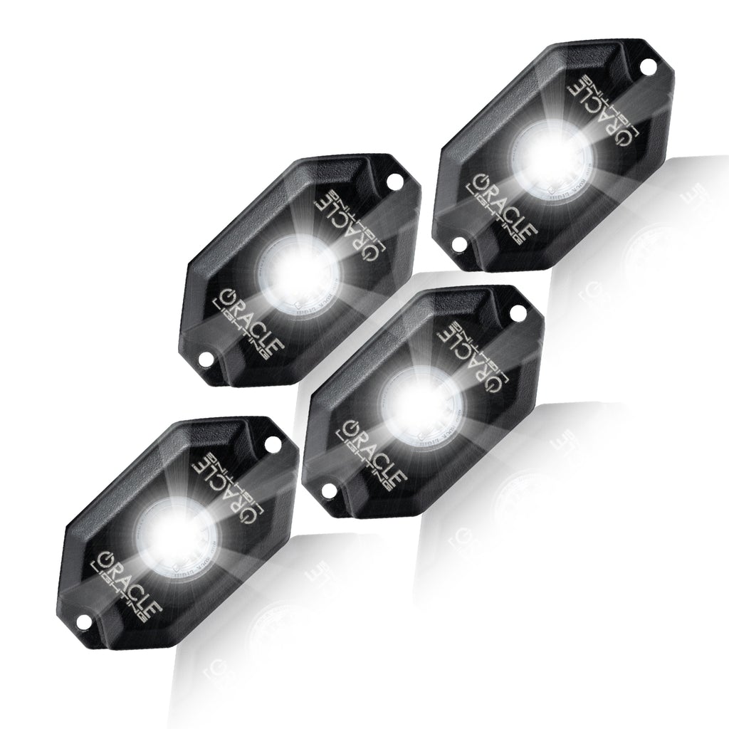 Oracle Lighting 5875-001 White Underbody Wheel Well Rock Light Kit - 4 Piece