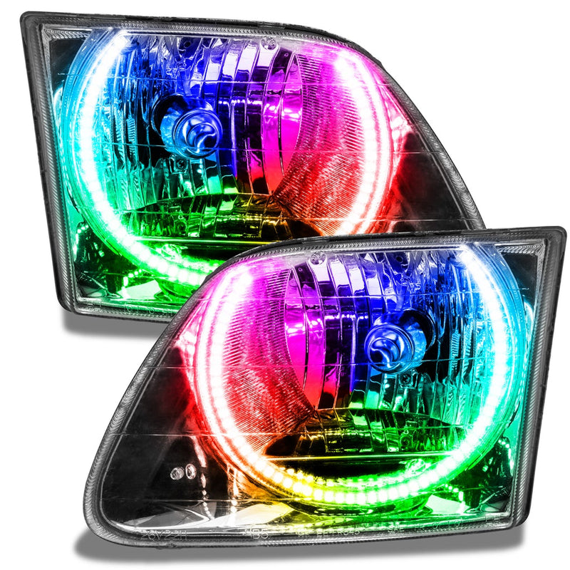 Oracle Lighting 7733 1997-2003 Ford F-150/F-250 Super Duty Pre-Assembled Headlights - Chrome