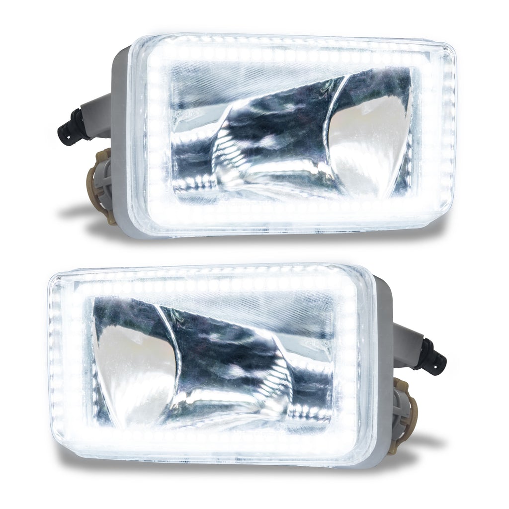 ORACLE Lighting 2007-2015 Chevrolet Silverado Pre-Assembled Fog Lights - Square Style Halo
