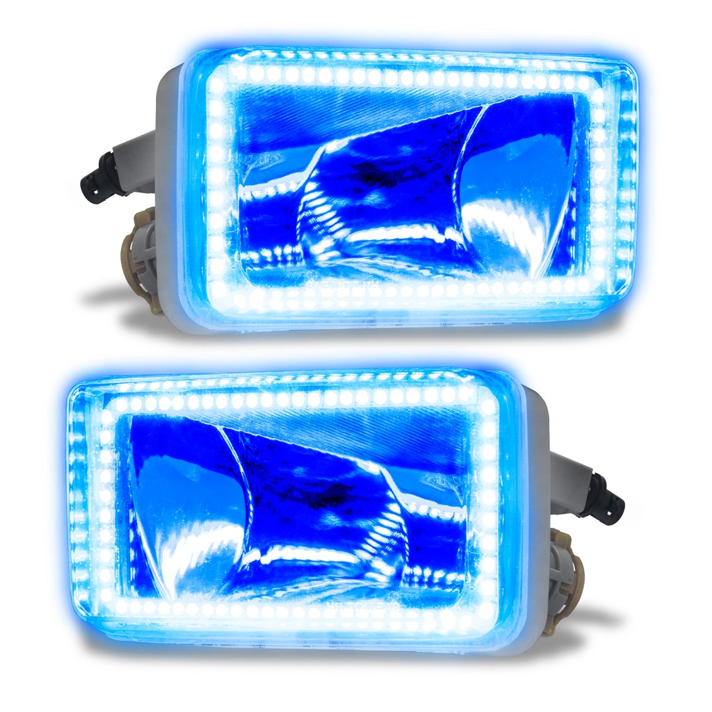 ORACLE Lighting 2007-2015 Chevrolet Silverado Pre-Assembled Fog Lights - Square Style Halo
