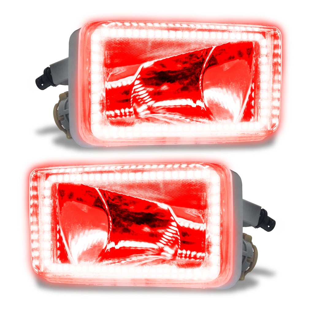 ORACLE Lighting 2007-2015 Chevrolet Silverado Pre-Assembled Fog Lights - Square Style Halo