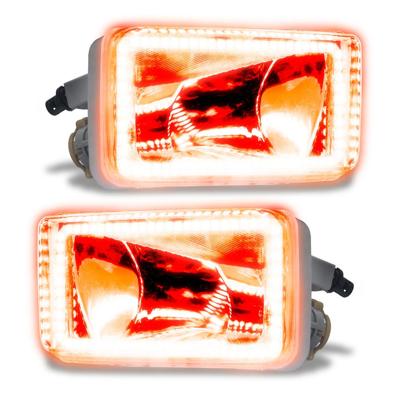 ORACLE Lighting 2007-2015 Chevrolet Silverado Pre-Assembled Fog Lights - Square Style Halo