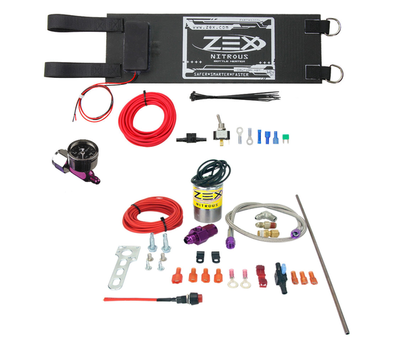 ZEX 82001 Racer's Tuning Kit (Purge Kit, Bottle Gauge, Bottle Heater, Blow Down Tube)