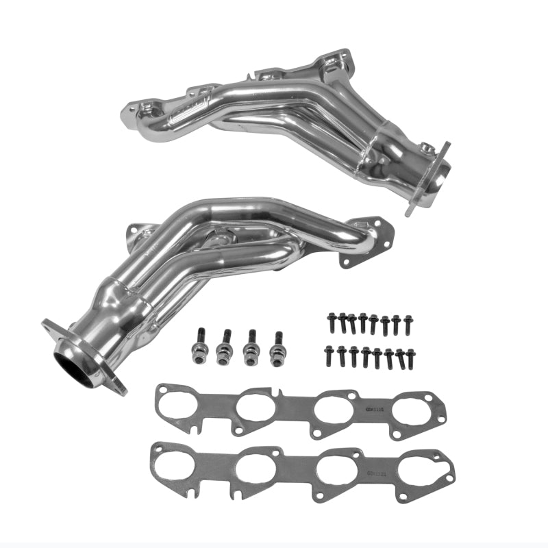 BBK 40190 Shorty Tuned Length Exhaust Headers - 1-7/8in Silver Ceramic for 2011+ Dodge Hemi 6.4L