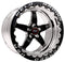 Weld S71 17x11 / 5x115mm BP / 5.8in. BS Black Wheel (Medium Pad) - Black Single Beadlock MT