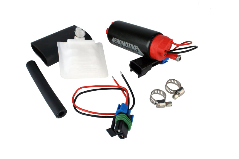 Aeromotive 340 Series Stealth In-Tank E85 Fuel Pump - Offset Inlet - Inlet Inline w/ Outlet