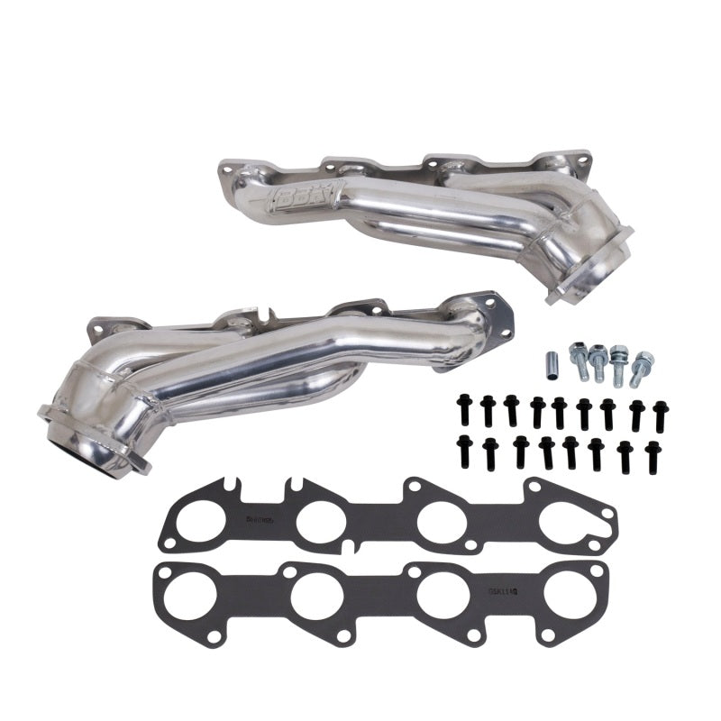 BBK 40120 Shorty Tuned Length Exhaust Headers 1-3/4 Silver Ceramic for 2005-2008 Dodge Challenger Charger 5.7 Hemi