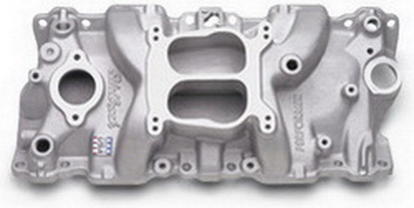 Edelbrock 2104 Performer Intake Manifold for 1987-1995 Small Block Chevy, Satin Finish