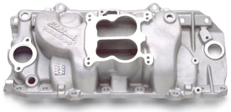 Edelbrock 2161 Performer 2-O Intake Manifold for 1965-90 Big-Block Chevy w/Oval Port Heads