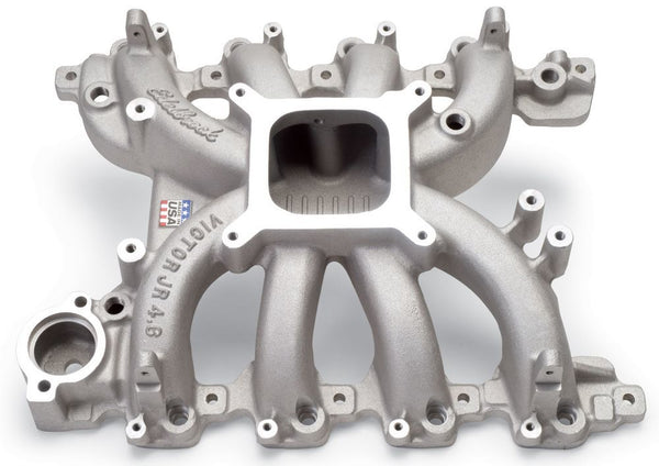 Edelbrock 28385 Victor Jr. EFI Intake Manifold w/ 4150 Flange for Ford 4.6L