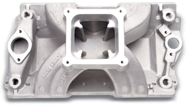 Edelbrock 2859 Victor Intake Manifold - Glidden 18 Degree Chevrolet SBC